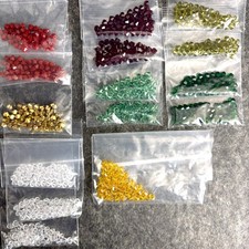 Swarovski 5301 4mm perle cristallo bicono - 720 pz - mix colori natalizi