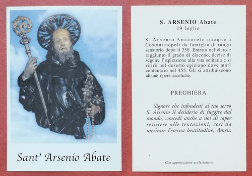 Santino holy card - holy,