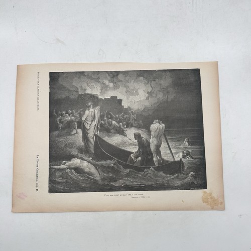 Stampa 1890 divina commedia - divina,