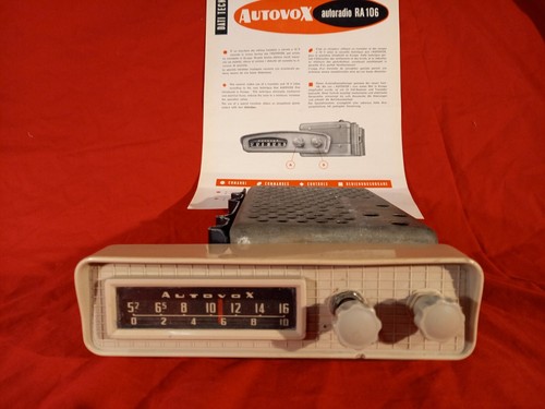 Autoradio epoca autovox - d’epoca,
