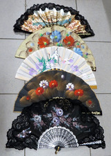 LOTTO N° 5 VENTAGLI VINTAGE - DIPINTI A MANO E TURISTICI