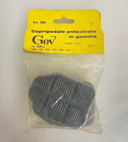 Coppia copripedali gomma - copripedali, in