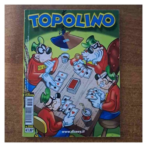 Topolino libretto 2505 walt - topolino,