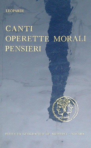 Canti operette morali - operette,