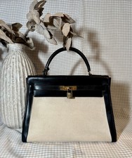 Hermès kelly toile - kelly, 32