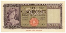500 LIRE ITALIA ORNATA DI