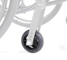 Coppia Ruote anteriori 10 cm per Sedia a Rotelle Carrozzina superleggera ATMOS m