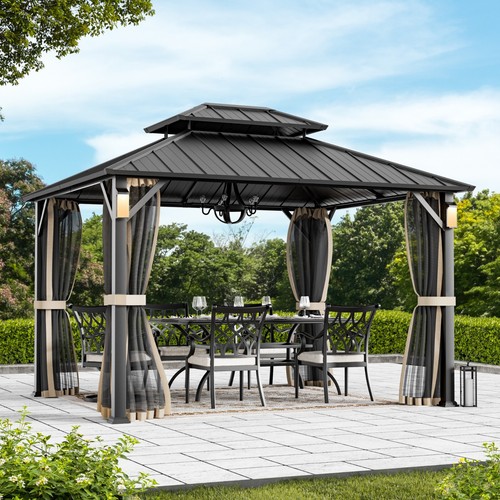 Outdoor hardtop gazebo - outdoor,