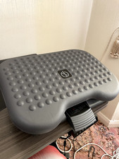 Piattaforma Poggiapiedi Inclinabile Azione Misura 44cmx35cm Nero