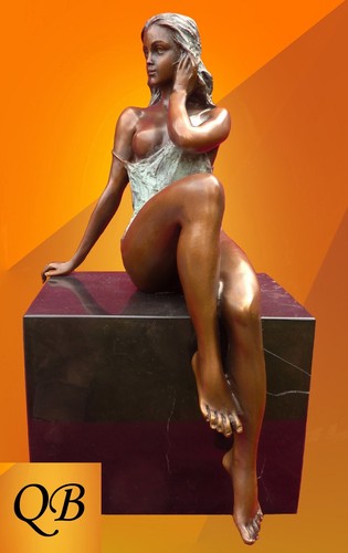 Art deco bronze figurine - deco,