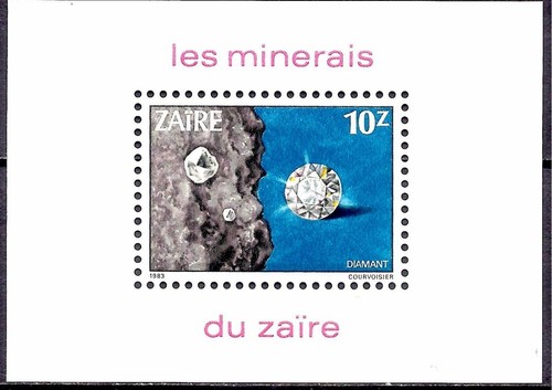 Zaire 1983 diamanti - 1983, gemme
