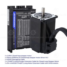 STEPPERONLINE 2Nm Nema 23 Closed Loop Motore Passo Passo 5A & Kit Driver Motore Passo