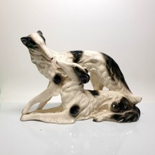 Porcellana due barsoi - porcellana,