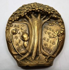 GRILLI  bronzo medaglia press papier scultura ALLEANZA ASSICURAZIONI 1998