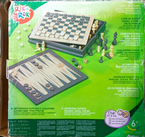SCACCHIERA/DAMA/BACKGAMMON