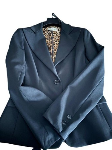 Blazer donna nero con - nero, fodera