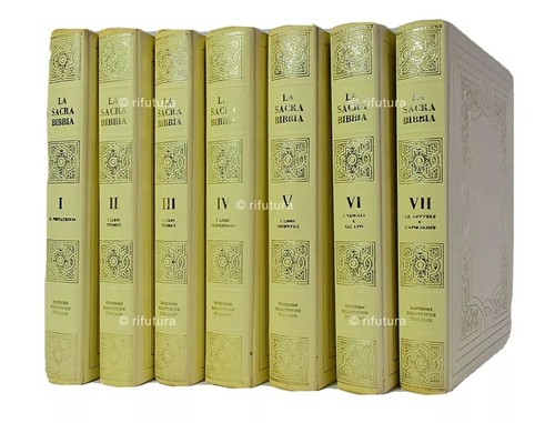 Sacra bibbia 7volumi - sacra,