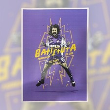 POSTER GABRIEL BATISTUTA FIORENTINA 332 GAMES-207 GOALS FORMATO 21x29 CM