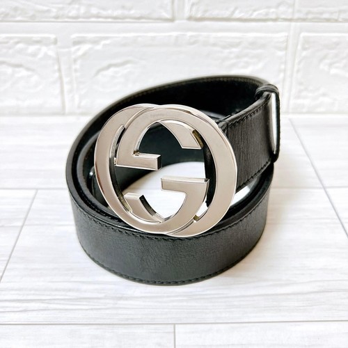 Gucci cintura pelle nero - cintura,