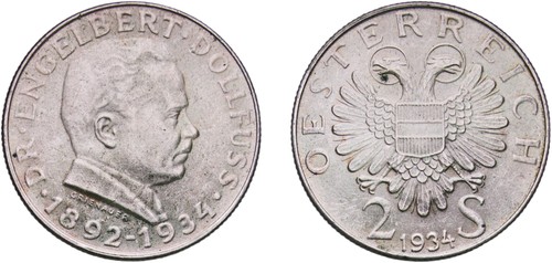 Austria 1934 schilling - 1934, 2