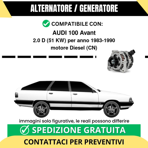 Alternatore audi 100 avant - audi,