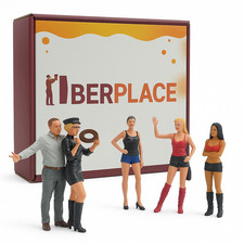 🌃 Set Personaggi Scala G 1:25 - Vita Notturna Città n.1 | Accessori Diorama 🚂 Premium