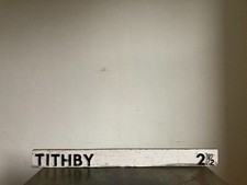 Cartello stradale vintage in