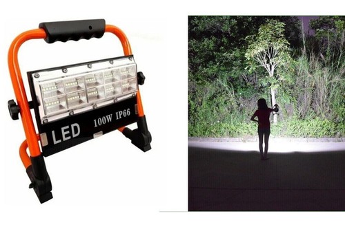 Faro led ricaricabile 100w - faro,
