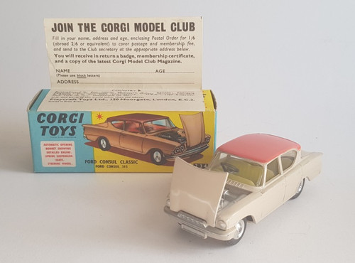 Corgi toys 234 ford consul - corgi, 234,