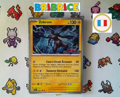 Carte pokemon zekrom - zekrom, par
