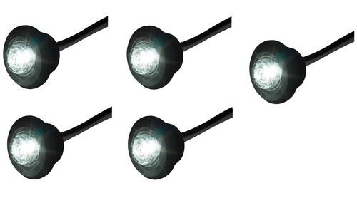Led bianco 24v luce - 5x, 12/24v