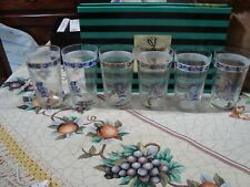 AMARENA FABBRI 6 RARI BICCHIERI VETRO