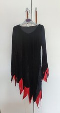 Costume vampira  bambina vestito gotico strega halloween carnevale