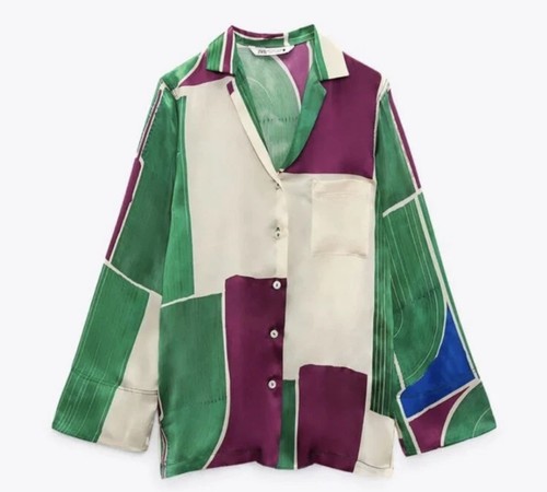 Camicia zara stampata - camicia,