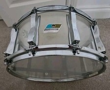 Tamburo rullante Ludwig Vistalite trasparente 14" x 6,5"