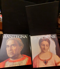 2 LIBRI BANCO AMBROSIANO VENETO: MANTEGNA, Alberta De Nicolò Salmazo - GIORGIONE