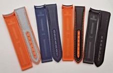 Cinturino gomma compatibile Omega seamaster ansa curva mm20 e mm22 planet ocean