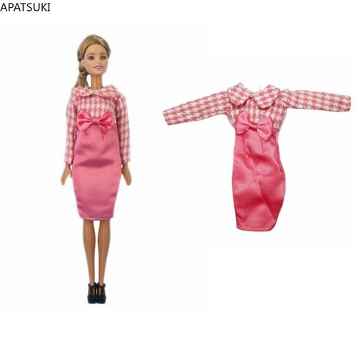 Vestito rosa grazioso - , fiocco