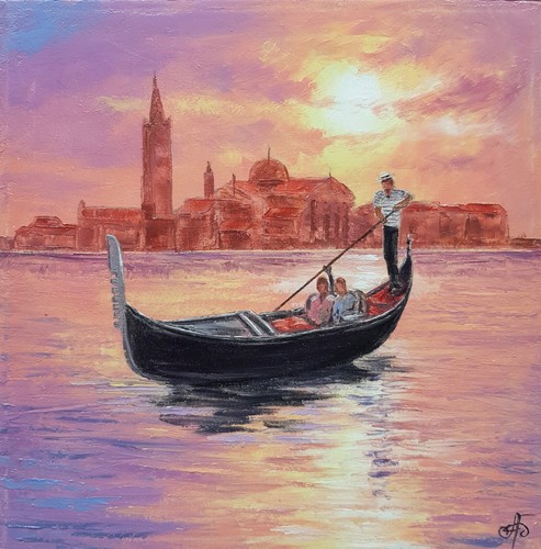 Veduta venezia quadro - venezia,,