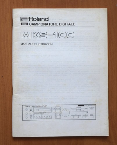 Roland mks 100 manuale - mks-100, d'uso