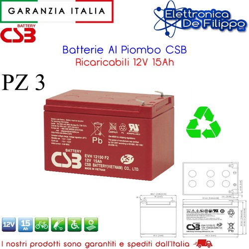 Batterie piombo ad uso - al,