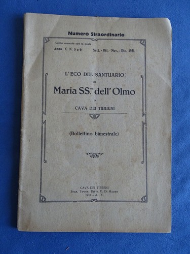 Eco del santuario maria - santuario, di