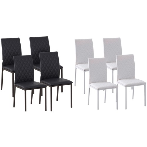 Homcom sedie pranzo set di - pranzo,