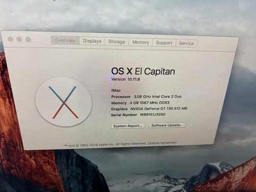 Apple imac a1225 2009 - 24",
