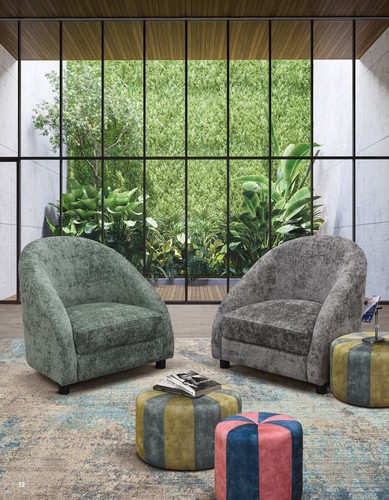 Poltroncina stoffa vellutino - stoffa,