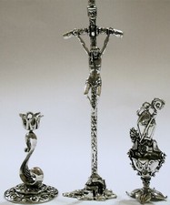 BOMBONIERE COMUNIONE CROCEFISSO CROCE ARGENTO Gesù CRESIMA MATRIMONIO CROCIFISSO