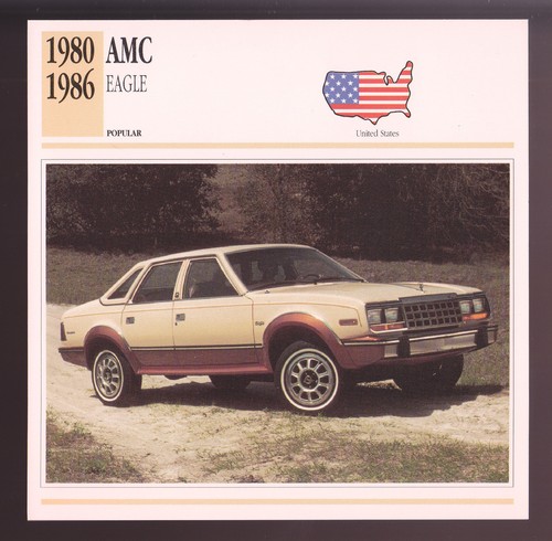 1980 1986 amc eagle - eagle, (1984