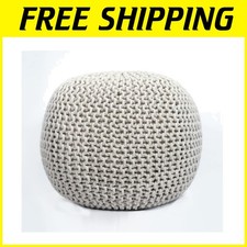 Pouf rotondo poggiapiedi -