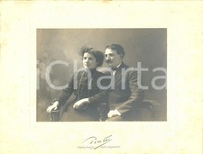 1920 ca COMO Coppia borghese - Ritratto *Foto PIATTI Lungo LARIO