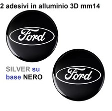 2 adesivi FORD  14.mm stemma